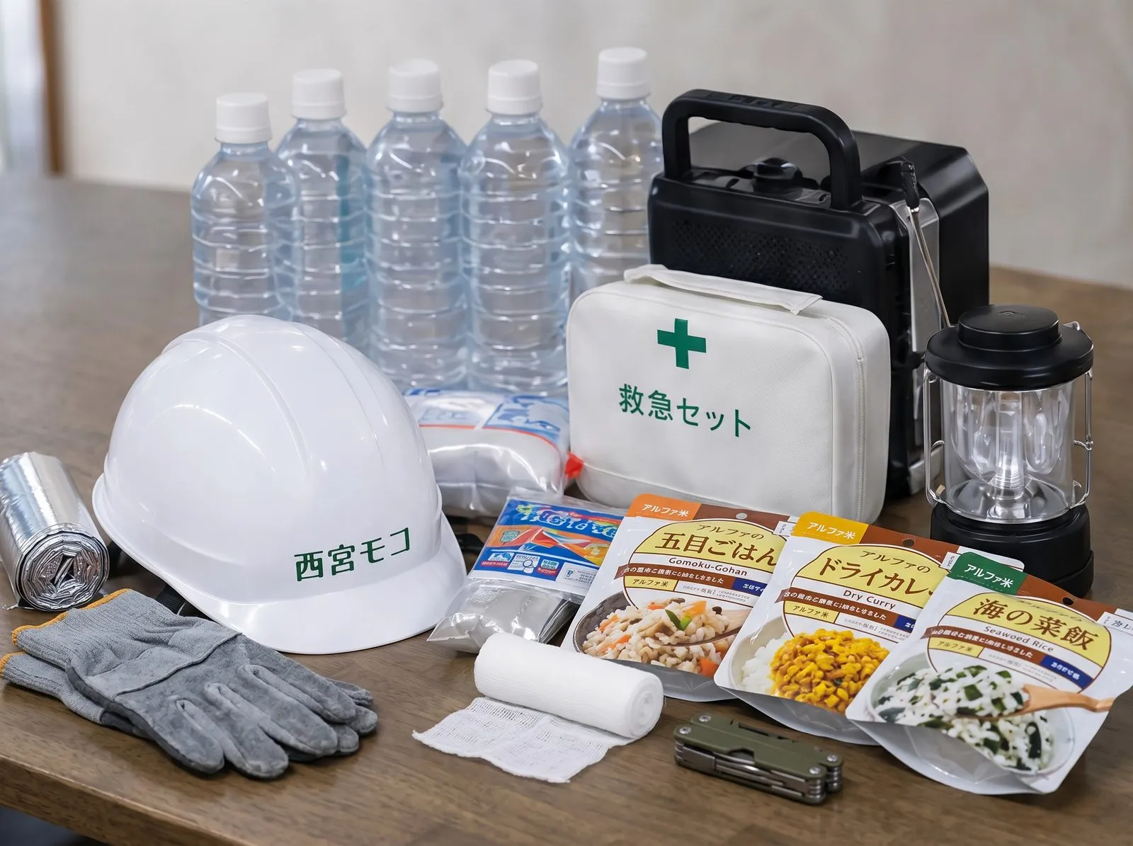 地域と防災への取り組み — 防災備蓄品